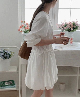迷你短洋裝