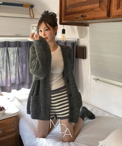 Davin Loose-fit Pocket V-Neck Cardigan - 4 Colors