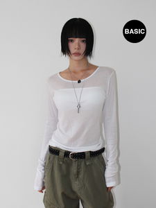 PURE TENCEL LONGSLEEVE