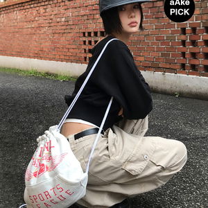 CASUAL WING GYM BAG (4color)