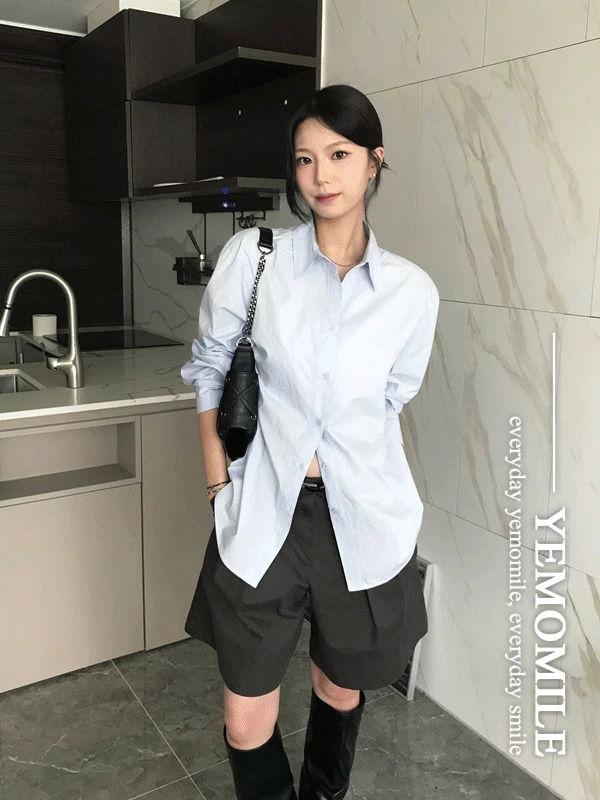 토너 코튼 셔츠