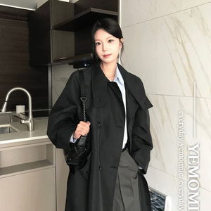 애쉬 롱 트렌치 코트