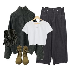 jeans,knitwears,ShortSleeve 코디