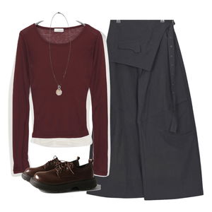 pants,LongSleeve,loafers 코디