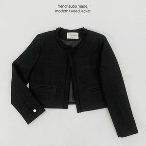 모던 립포켓 트위드 가을 자켓 (2color)