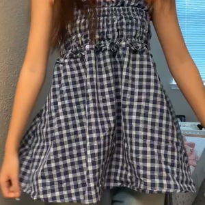 Monroe Smoke Banding Check Frill Midi Skirt Blouse