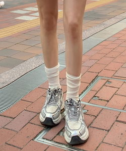 키높이 통굽 실버 어글리 운동화 스니커즈 캐주얼 스포티 데일리 러닝화