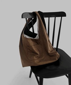 Demore Suede Shoulder Bag