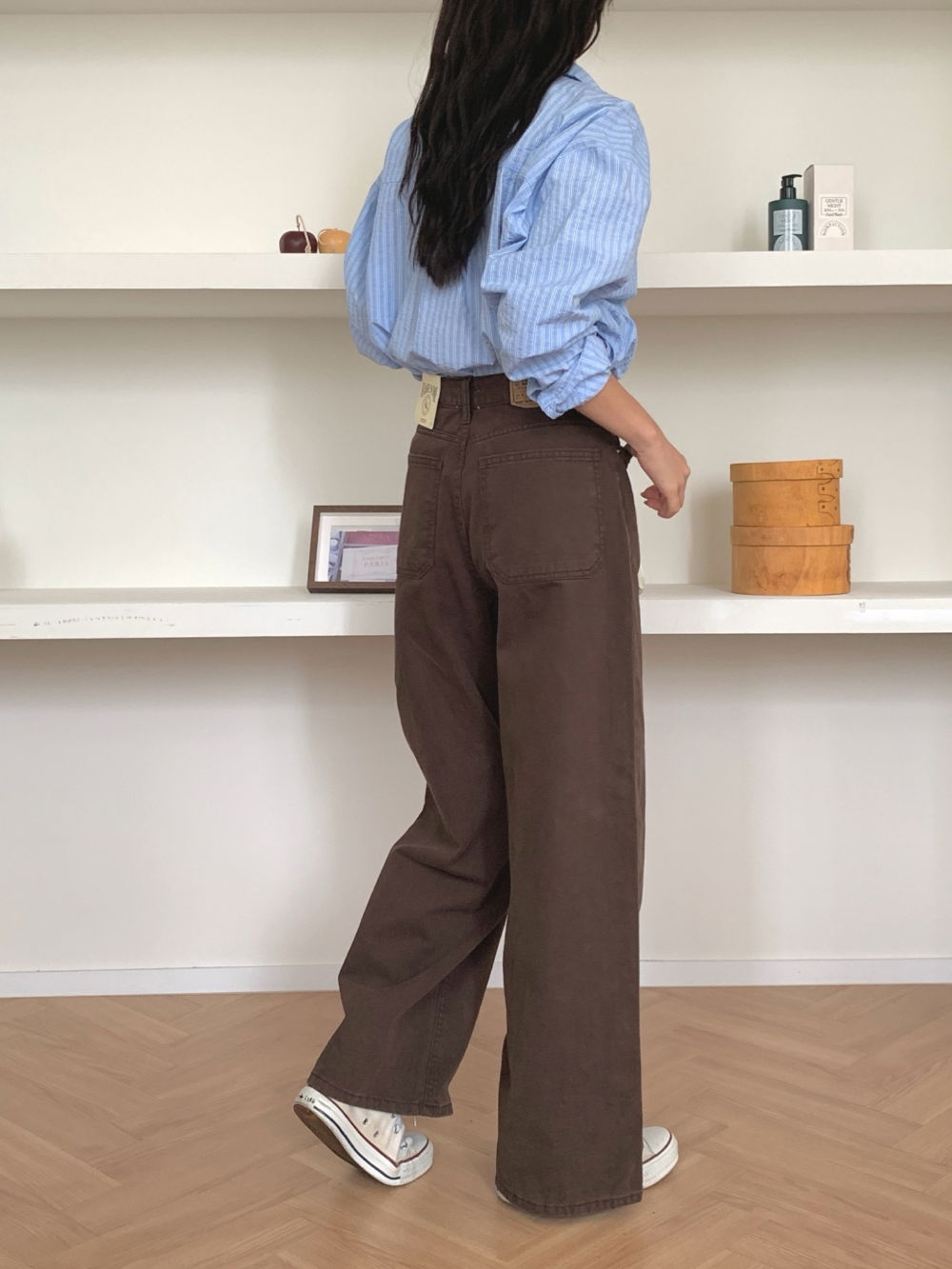 바지 모델 착용 이미지-S1L16