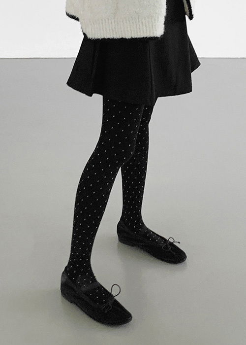 Dot pattern tights