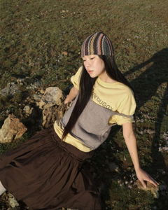 Tab Knitwear Bustier *Gray Same-Day Shipping Available