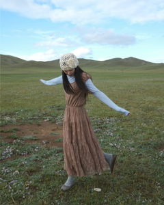 Kafka lace long Dress