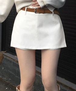 위네셀 트임 랩 치마 바지 벨트 세트 -3 color