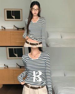 Eden Dangara Uniqlo long-sleeved T-shirt