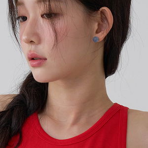 토우 컬러볼 이어링 (6color)