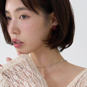 버드 잼스톤 네크리스 (3color)