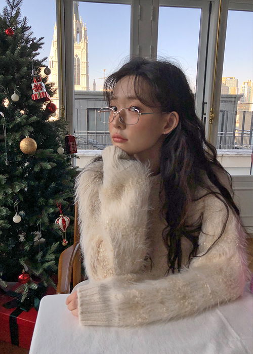 スクエアメタルサングラス