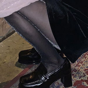 페니 스퀘어플랫폼힐(2color)