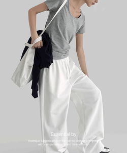 Halo Slim Modal U-Neck Short Sleeve T-Shirt