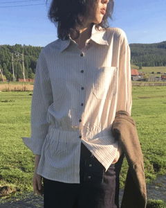 Cloudy Striped Blouse