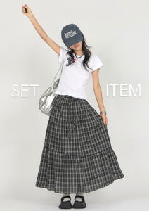 Sporty Check Set (SK013, TS057)