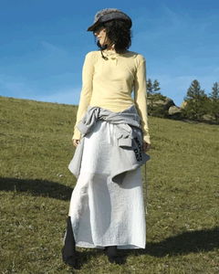 브륄레 레이어 롱 스커트 (3color)