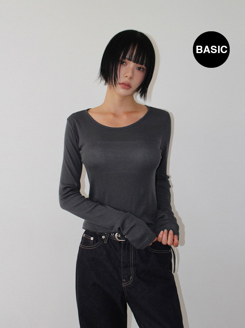 PURE TENCEL LONGSLEEVE