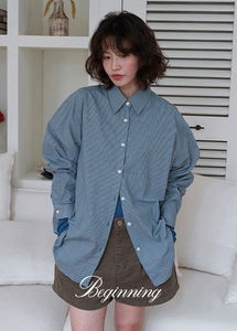 ヴィンテージカラーギンガムチェックシャツ