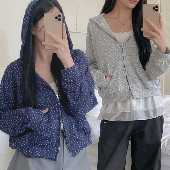 Tsubomi Flower Rude Zip-up JP Zip-up