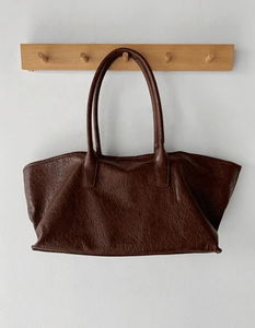 Wild Leather Clean Leather Square Shoulder Bag