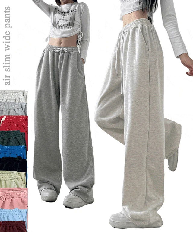 新增色系 寬鬆舒適日常鬆緊長褲 (人氣商品配送延遲)