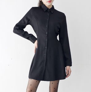 ミエンシャツカラーワンピース