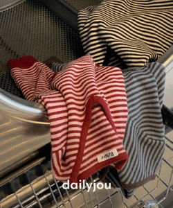 Simone Washable Overfit Striped Knitwear