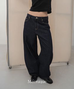 Lenoa Balloon Non-Fade Denim Pants