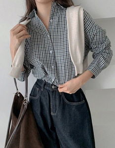 Gentle Check 2 Overfit Shirt for Shirt