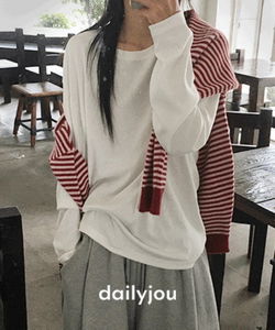 Lion Basic Soft Round Neck Long Sleeve T-Shirt