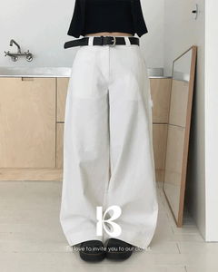 Middle Carpenter Cotton Pants