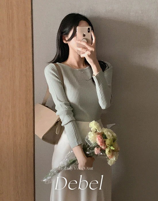 Devel Daily Ribbed Knitwear 针织衫