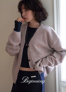 코튼캔디 루즈 울 가디건 (3color)