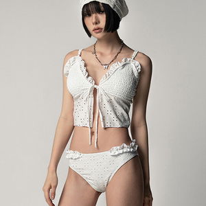 드뮤느 펀칭 프릴 나시 비키니 DMEUNE SLEEVELESS BIKINI