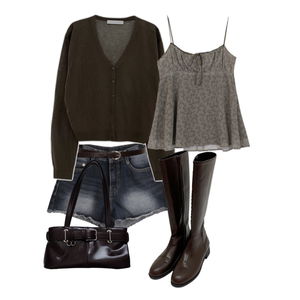 Outfit,Contest,Style,Codibook,Fall,Daily,OOTD,2025,Brown,Leather,Codicontest,Cute 코디