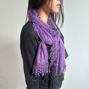 orchid lace scarf