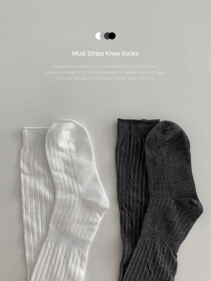 뮤지 스트라이프 니삭스