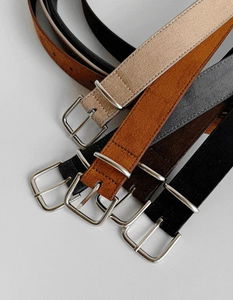 ジョムラウンドスクエアスエードベルト