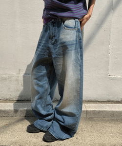 Luna Faded Wide Denim Pants