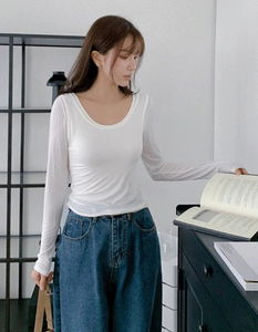 Glam U-Neck 3 Rappanexpan Layered Sleeveless