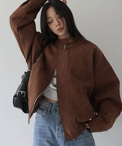 Freanne 绒面革宽松夹克