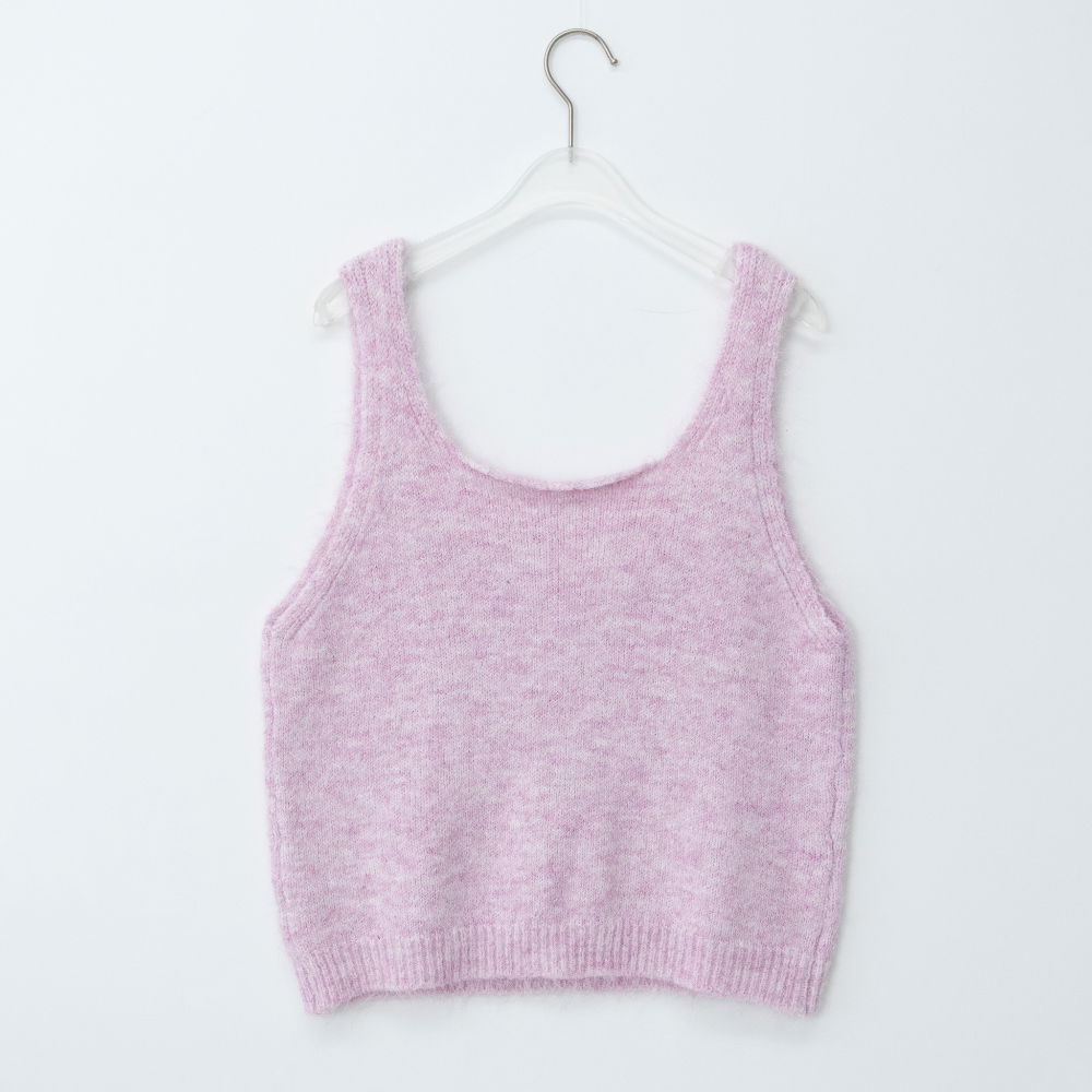 민소매 베이비핑크 색상 이미지-S1L10