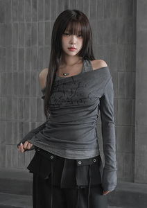 Runky Halter Layered T-Shirt