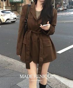 Siena Suede Single Jacket Dress - 3 Colors